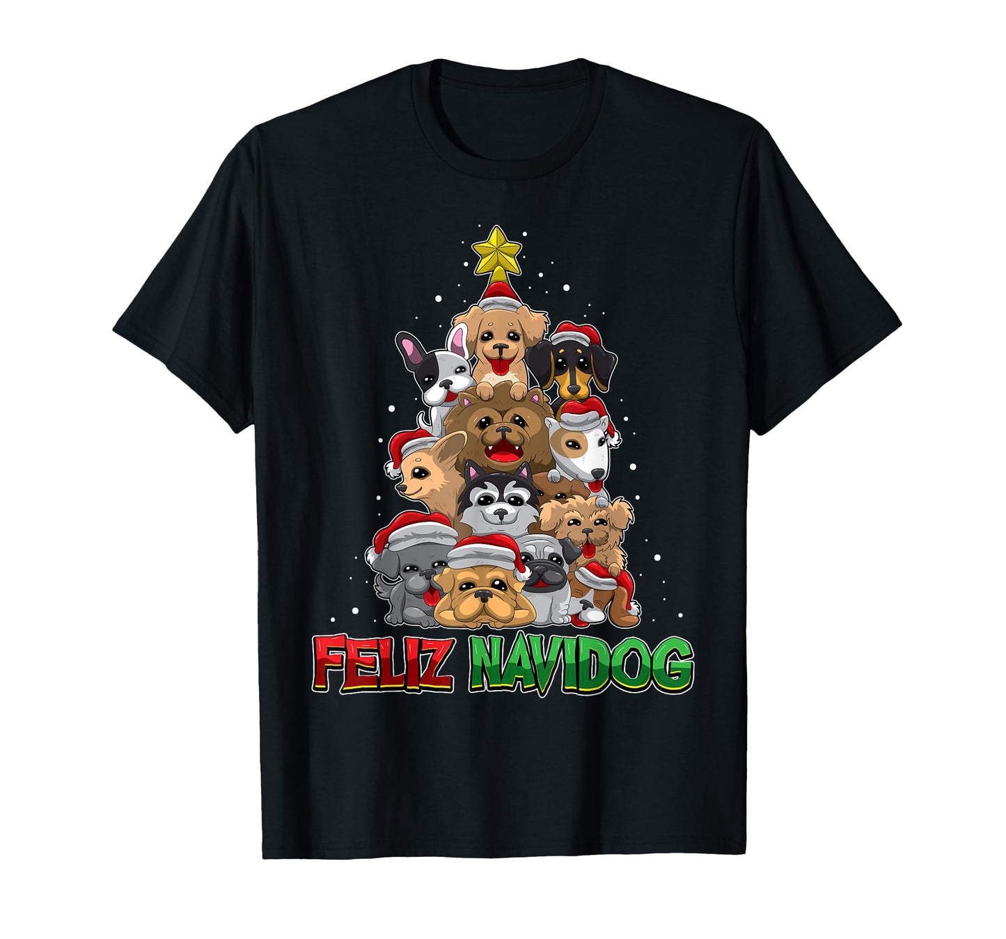 Feliz Navidog - Feliz Navidad - Christmas For Dog Lovers Men Women Kids T-Shirt