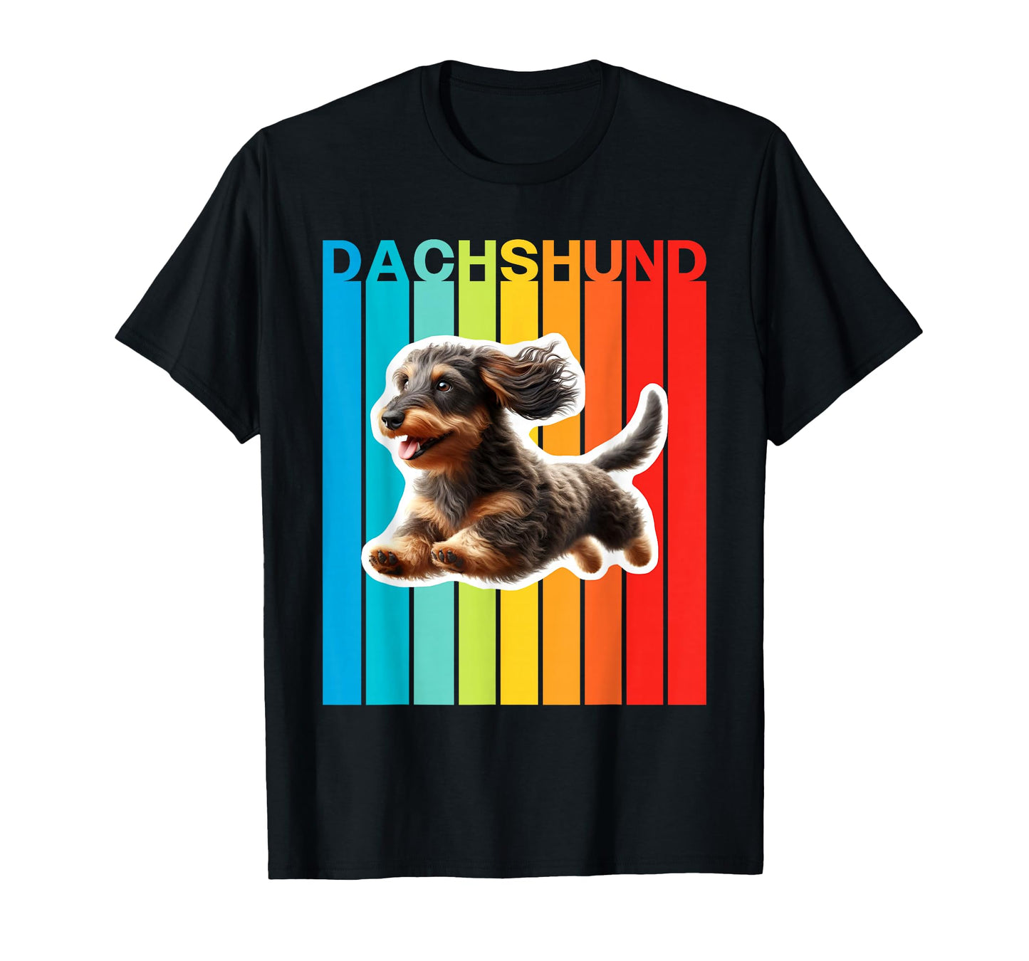 Colorful Wirehaired Dachshund T-Shirt