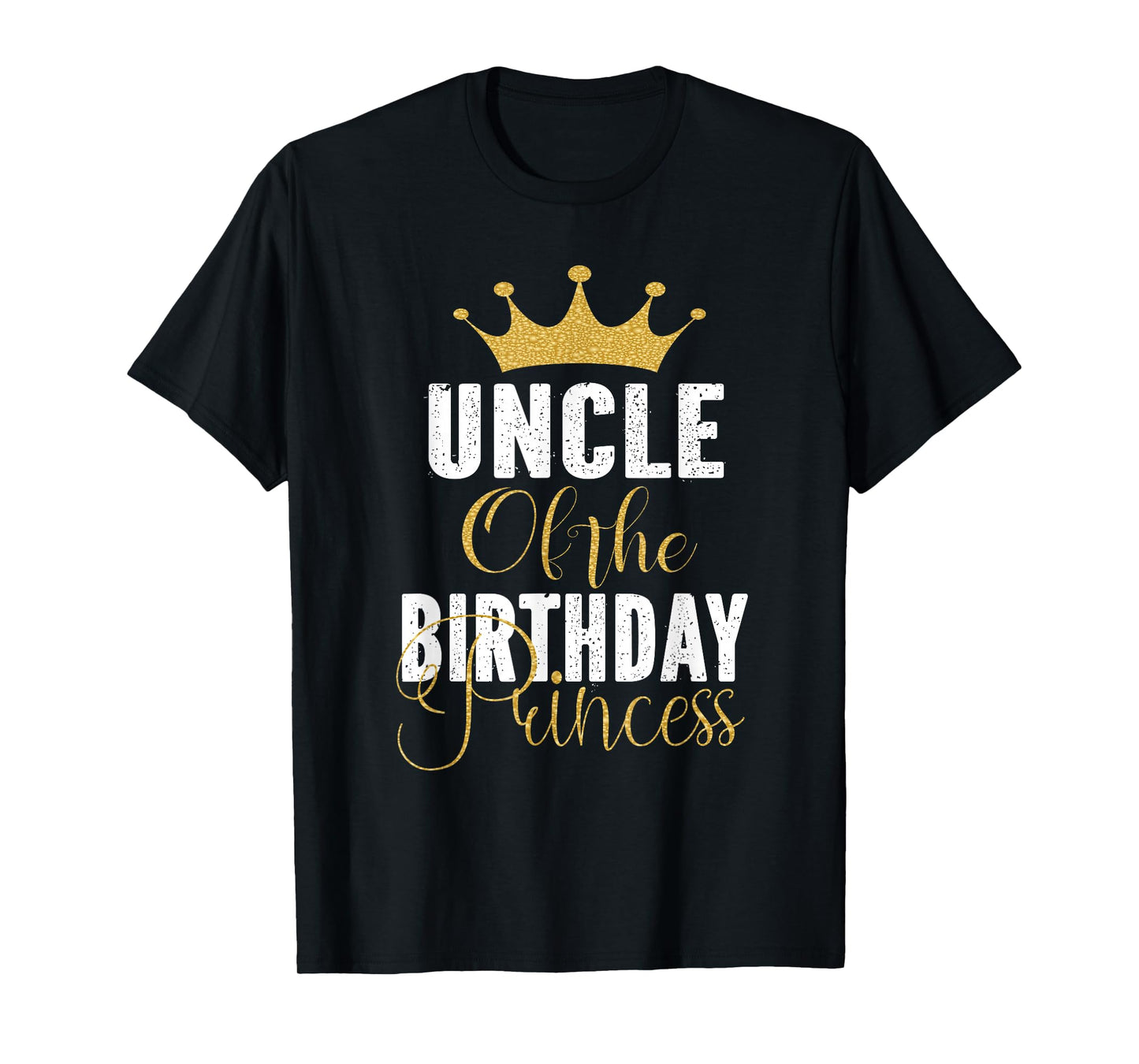 Uncle Of The Birthday Princess Girls Party T-Shirt