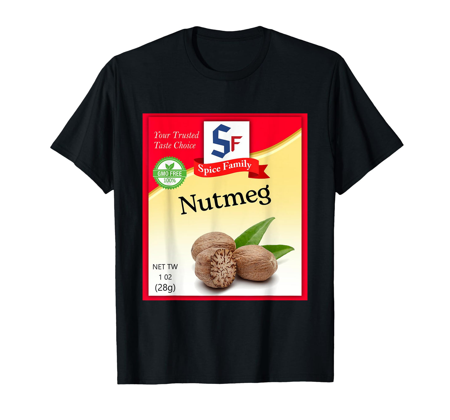 Nutmeg Spice Condiment Costume Holiday Spice Group Costumes T-Shirt