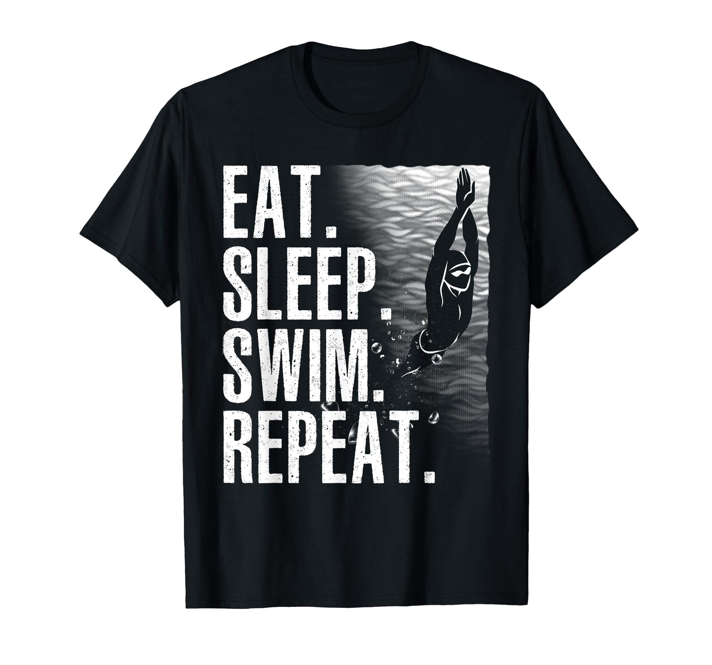 Funny Swimming Design For Men Women Kids Swimmers Swim Team T-Shirt