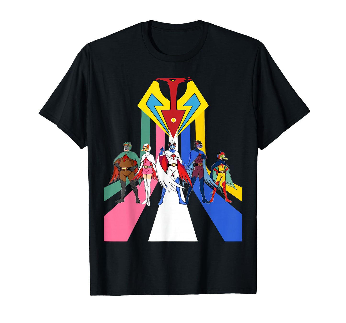 Gatachaman G Force, Battle for The Planets Retro Group T-Shirt