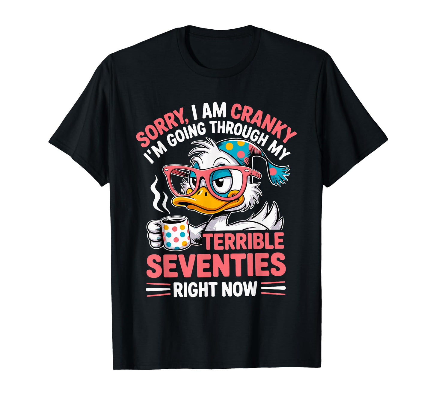 Sorry I Am Cranky I'm Going Through My Terrible Seventies T-Shirt