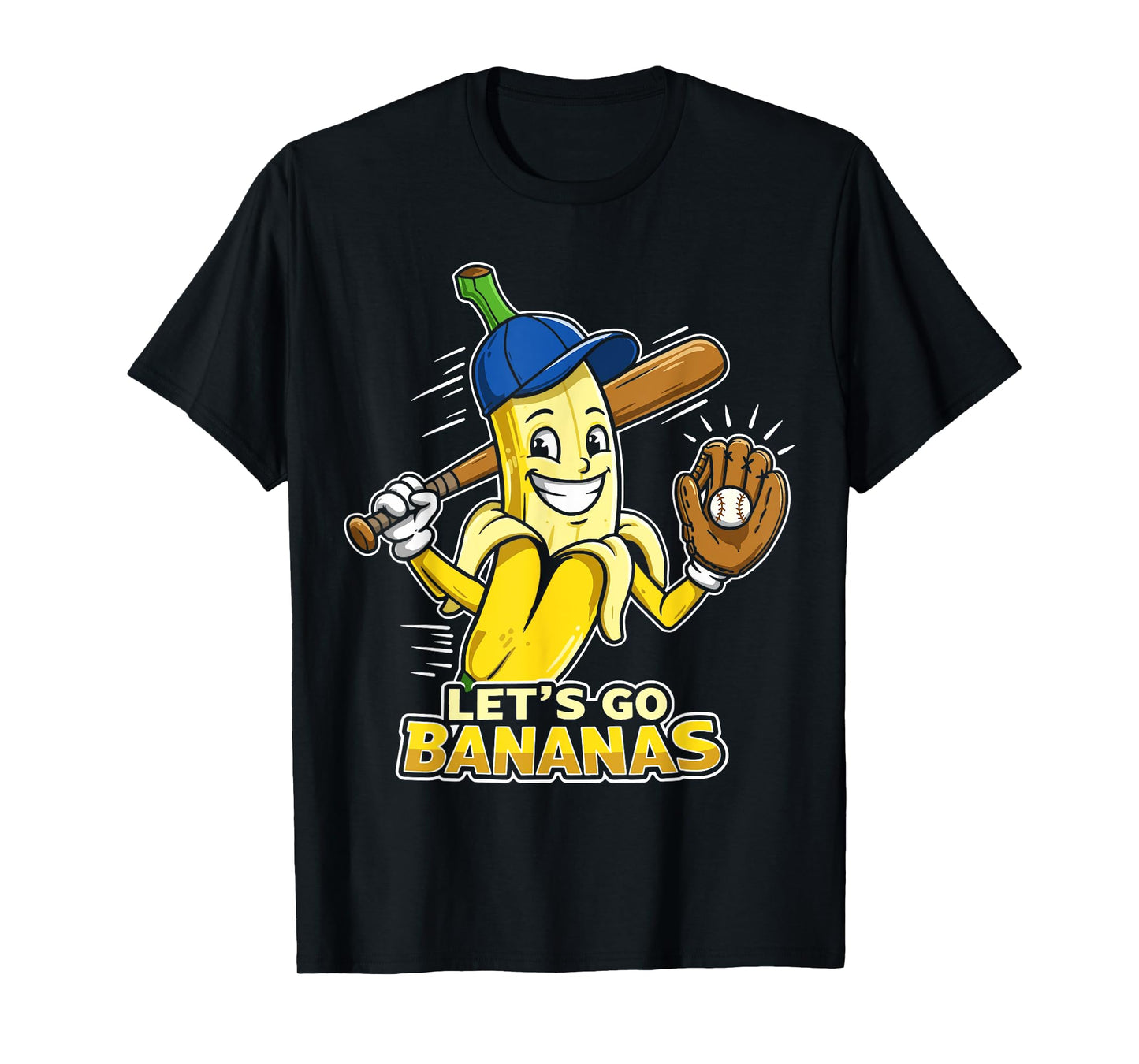 Funny Banana Shirts Gift Fruit Lovers Boys Lets Go Bananas T-Shirt