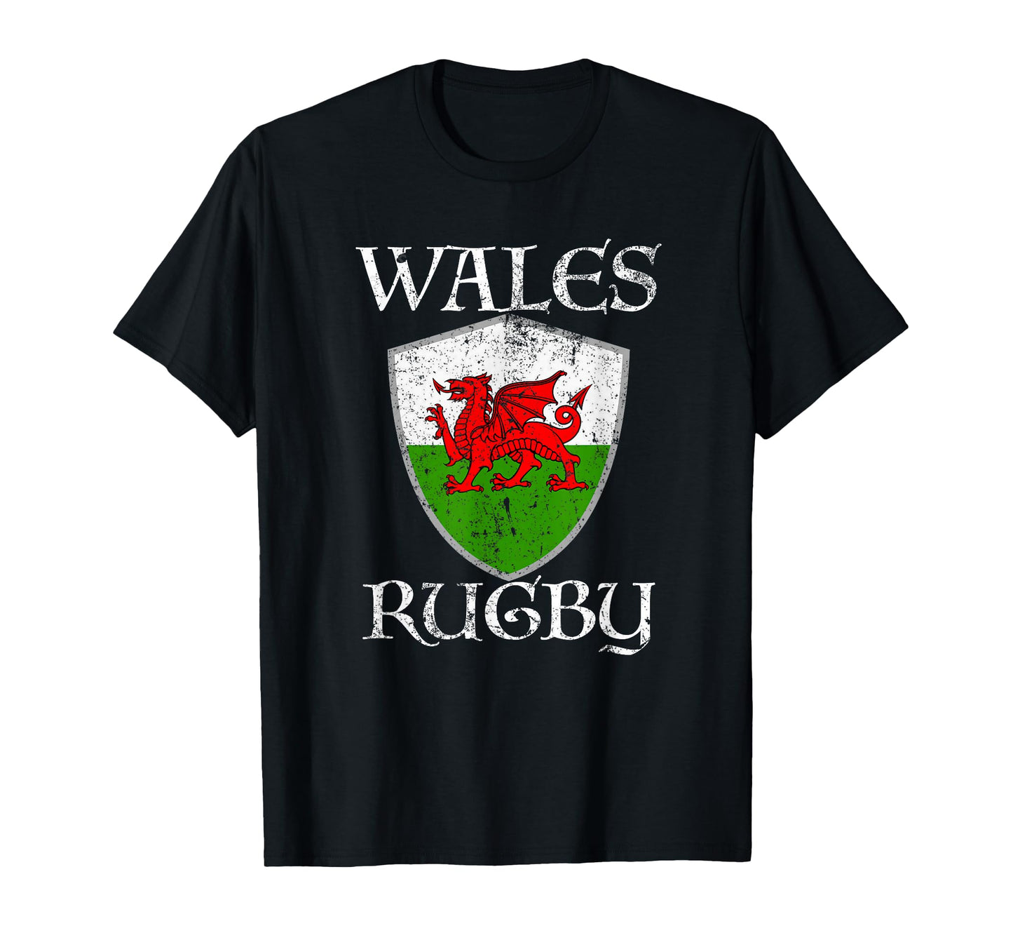 Wales Rugby T Shirt Welsh Flag CYMRU Gift Tee T-Shirt