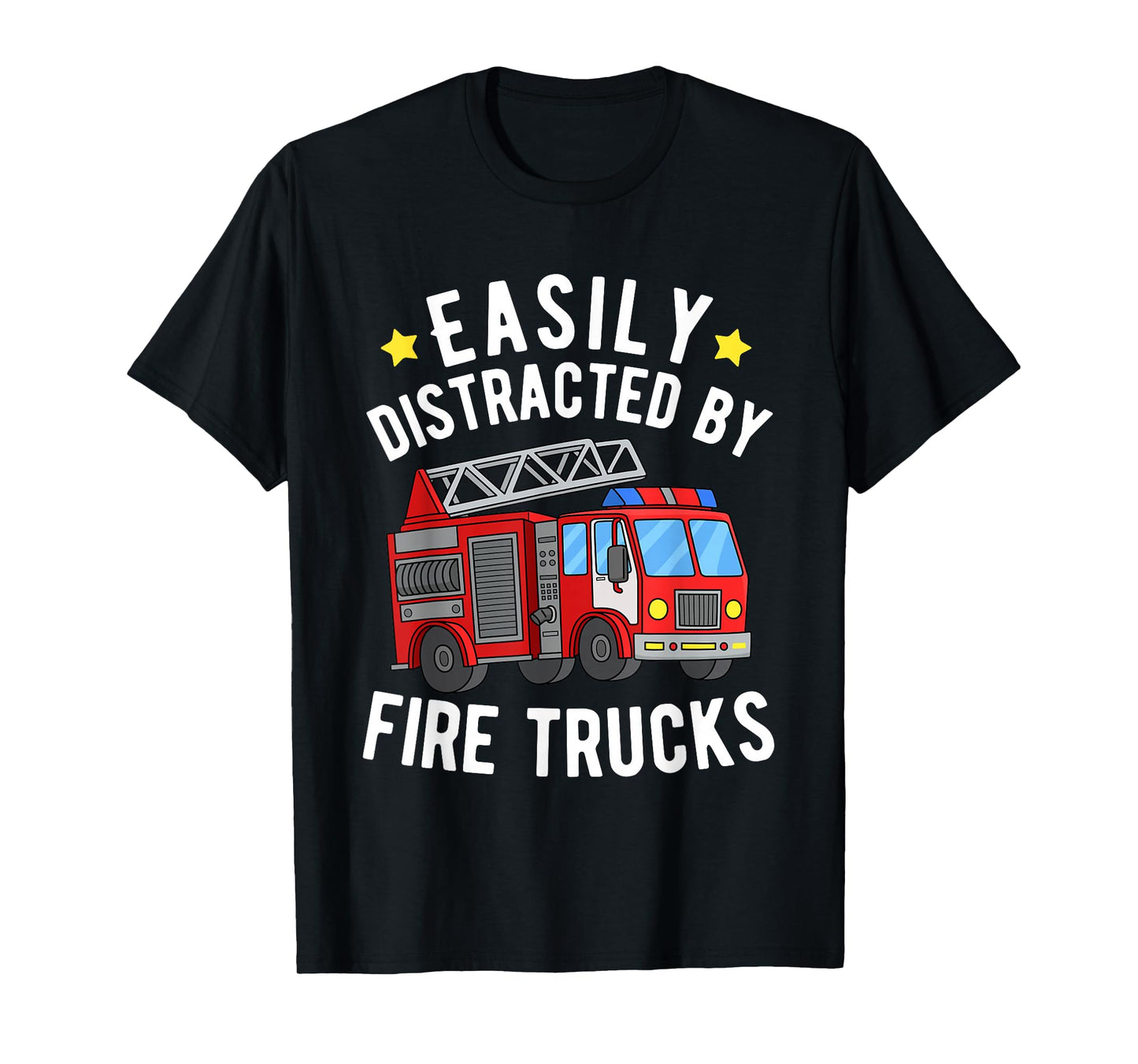 Funny Firefighter Shirt for Men Women Kids Truck Fireman T-Shirt