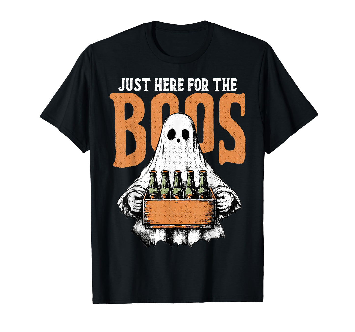 Just Here for the Boos Cute Ghoul Funny Halloween Ghost T-Shirt