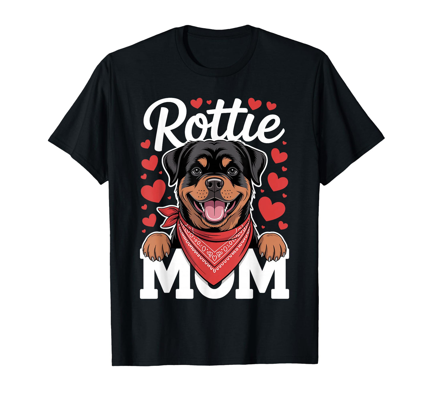 Rottweiler Art for Women Girls Kids Rottie Lover Rottweiler T-Shirt