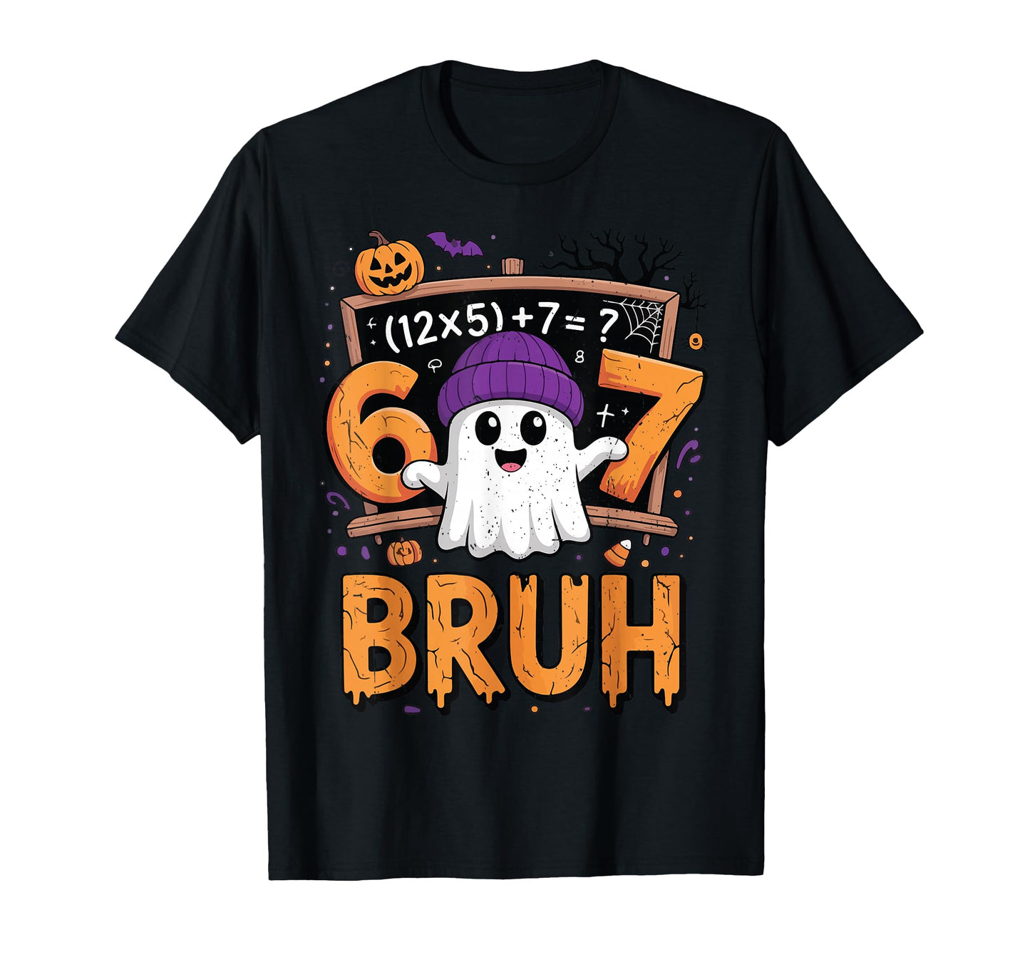 67 Math Teacher Halloween Costume Mathematics Math Brainrot T-Shirt