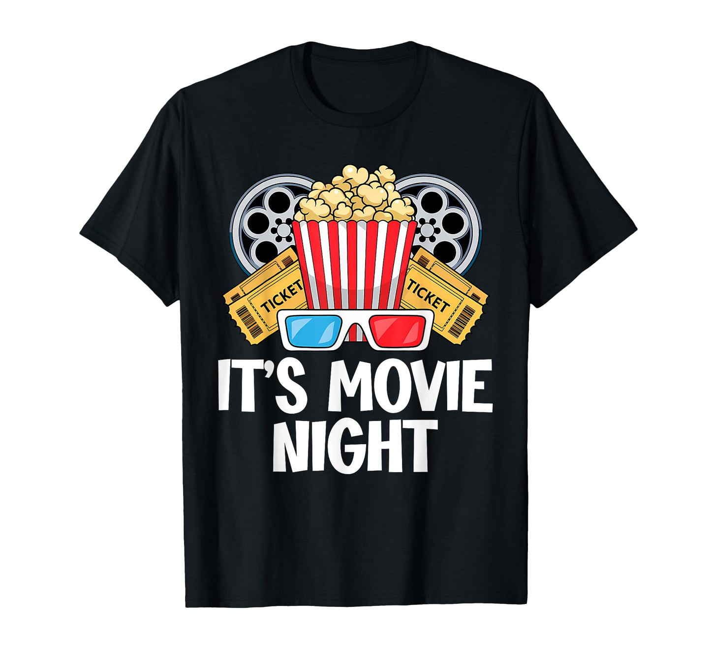 Family Movie Night Outfit For Men Women Kids - Movie Lover T-Shirt