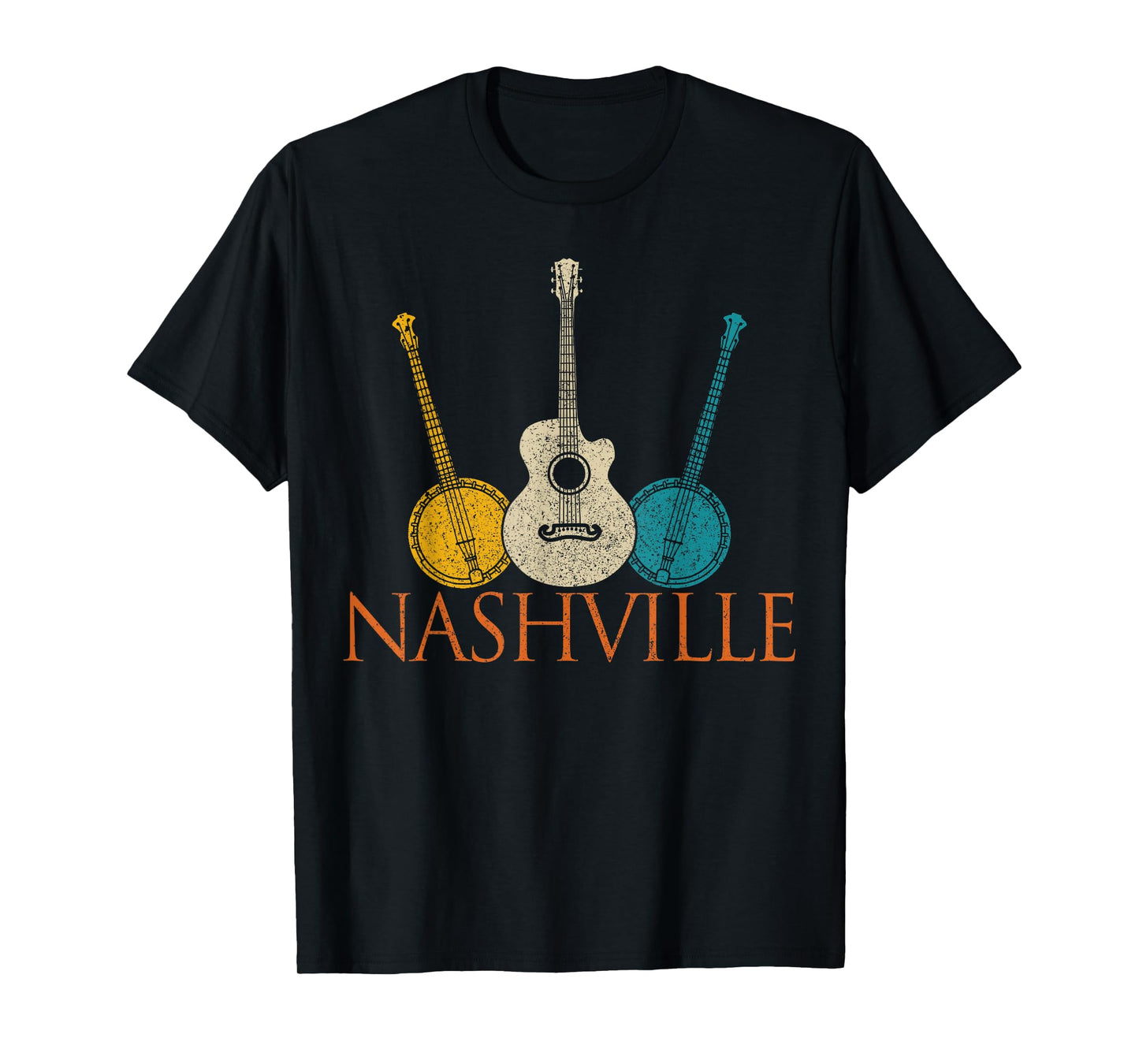 Nashville Tennessee Vintage Country Music City Souvenir T-Shirt
