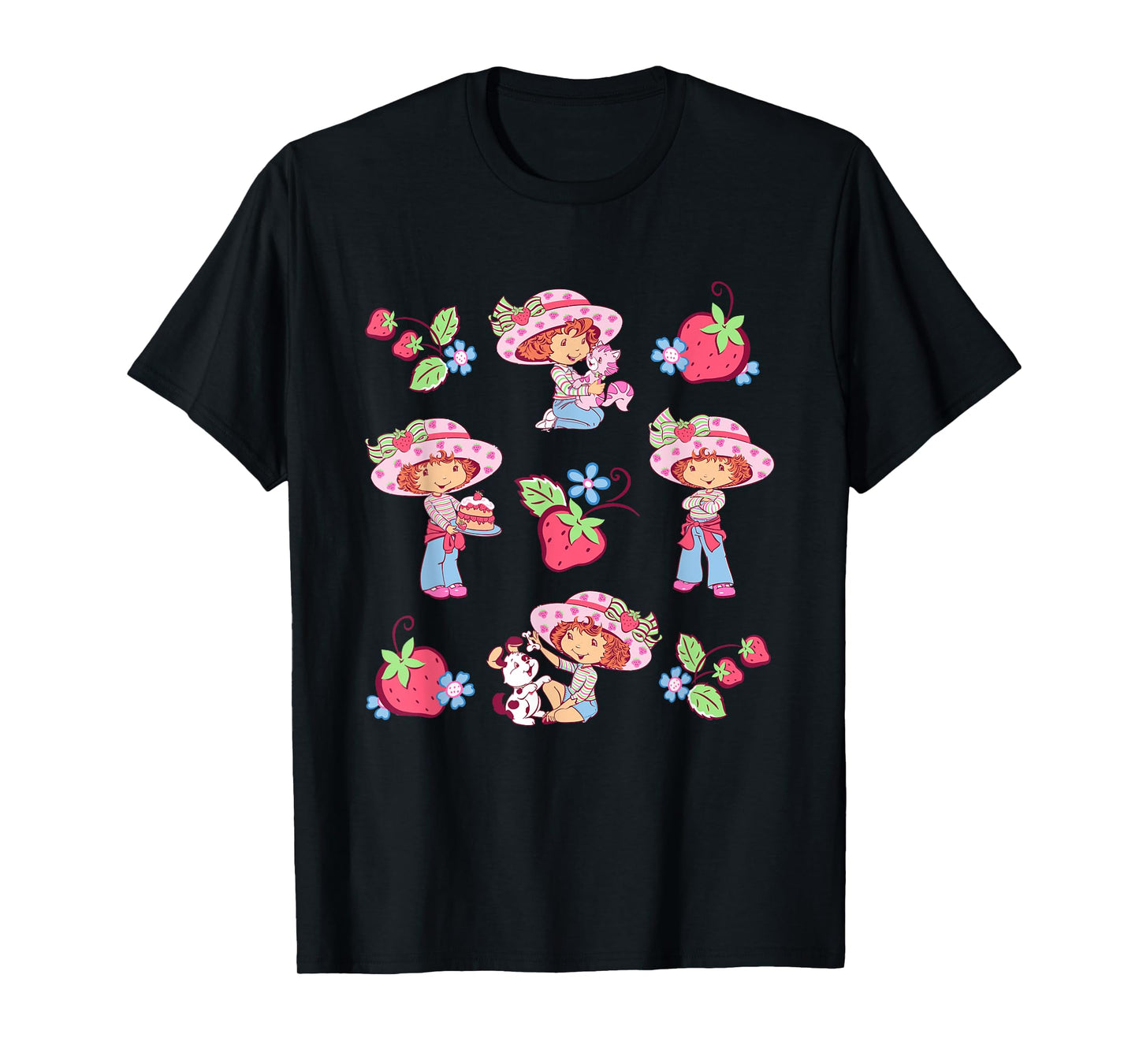 Strawberry Shortcake & Custard Sweet Summer Jumble T-Shirt