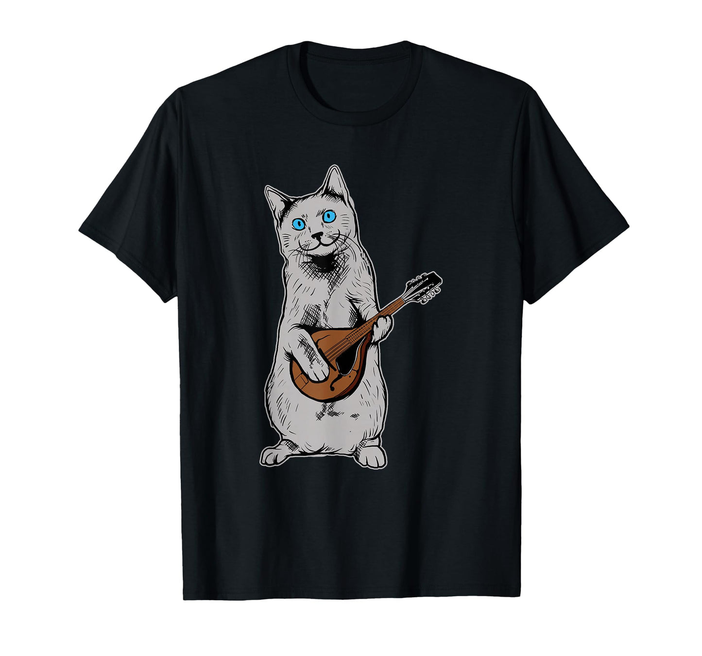 Musician Cat Playing Mandolin T-shirt Bluegrass T-Shirt