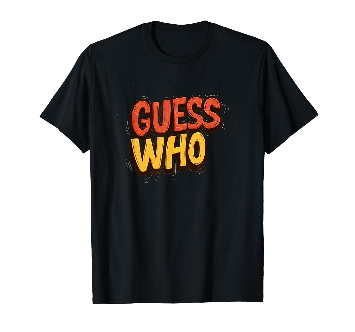 Awesome Guess Who Look Costume T-Shirt