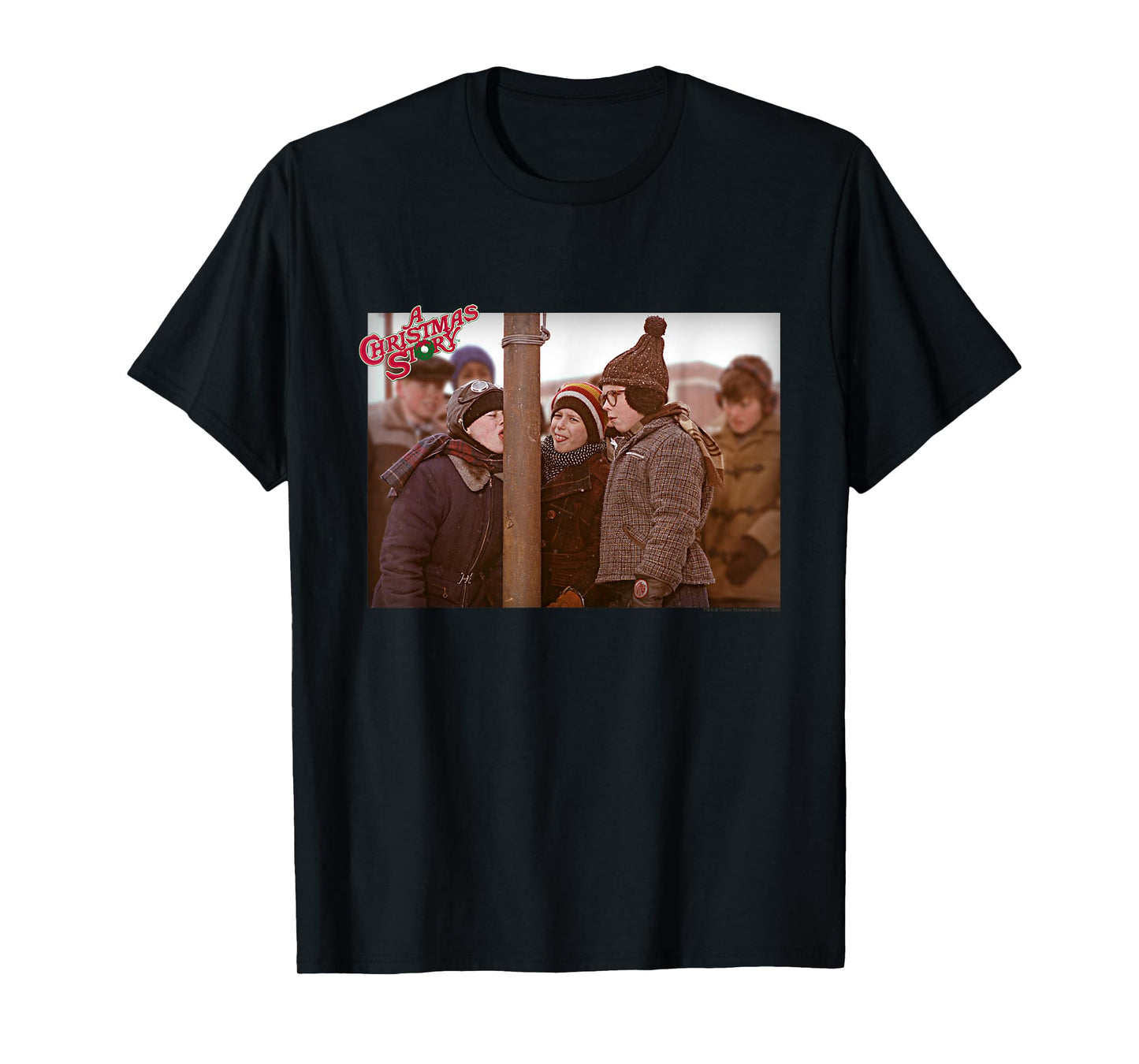A Christmas Story Triple Dog Dare Photo Holiday Men Women T-Shirt