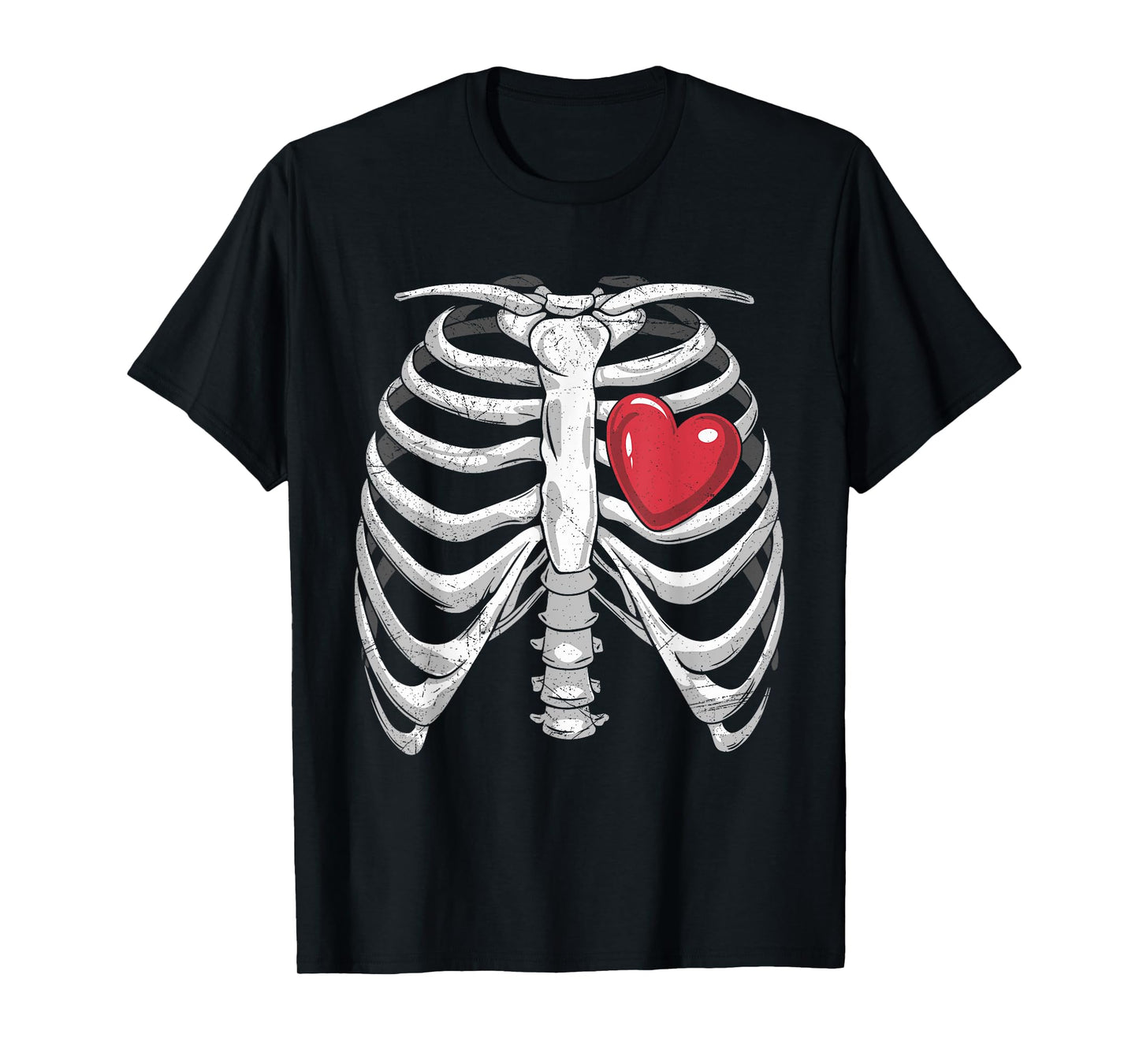 Skeleton Rib Cage Graphic graphic for Halloween Lovers T-Shirt