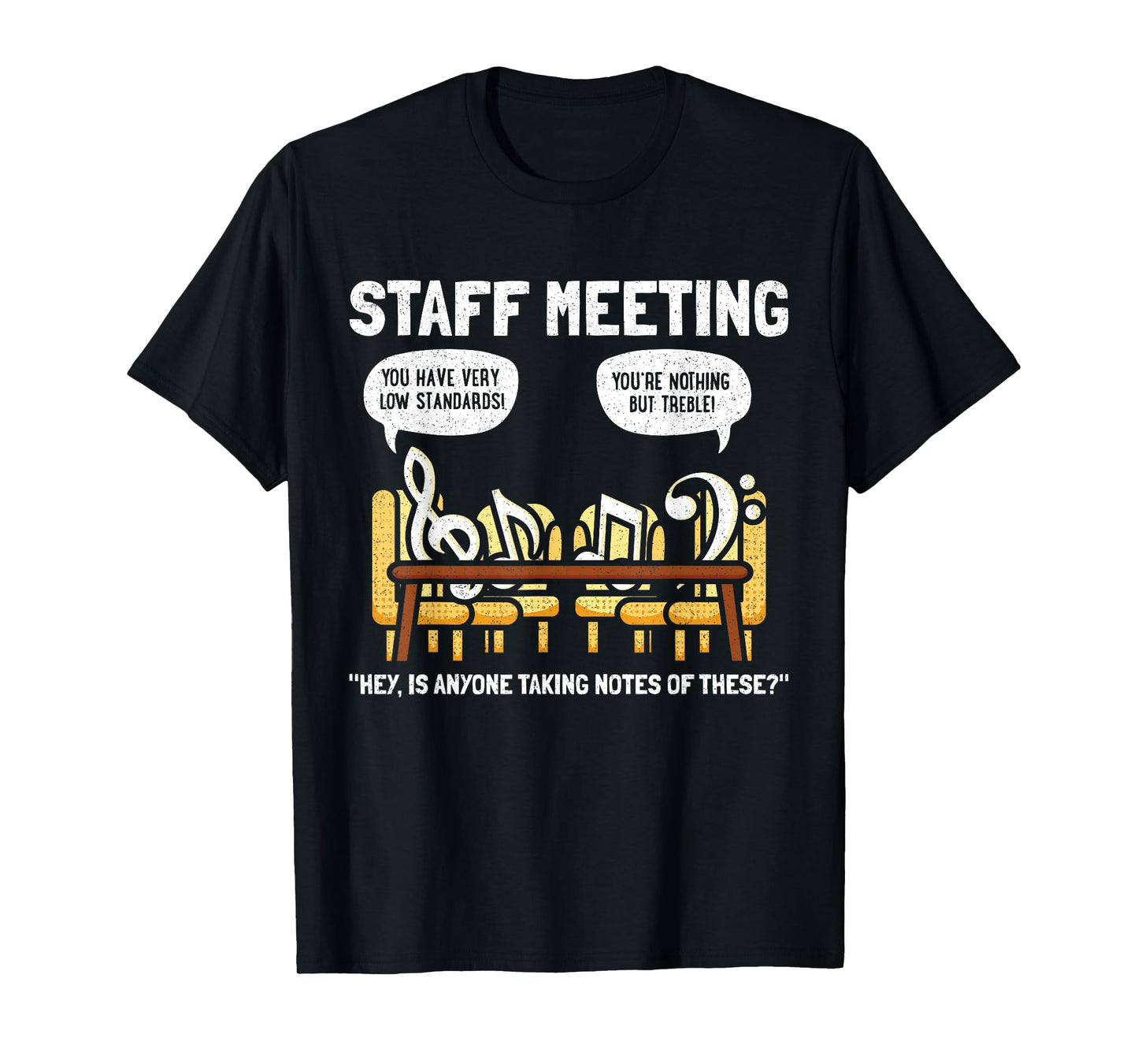 Music Theory Musician Music Teacher Funny Musical Notes T-Shirt for Men Women Girls Kids