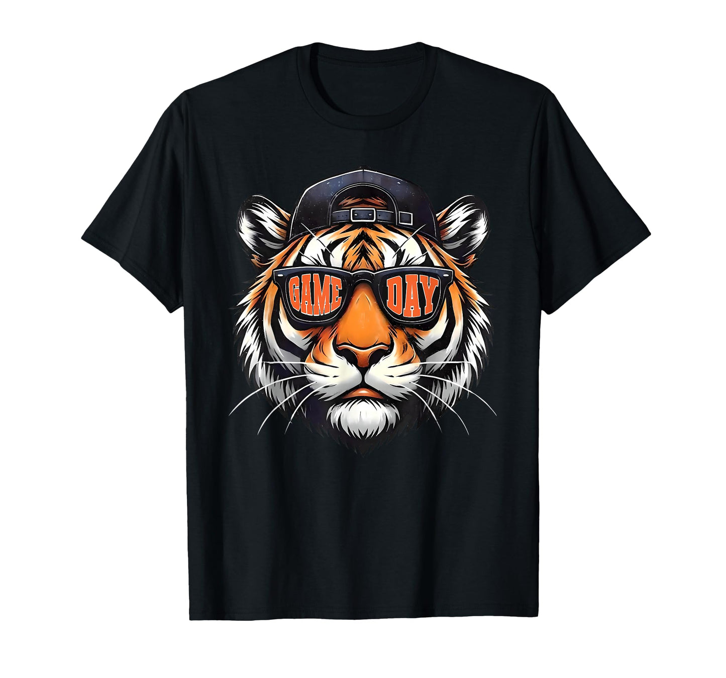 Touchdown American Football Game Day Thanksgiving Tiger Cool T-Shirt