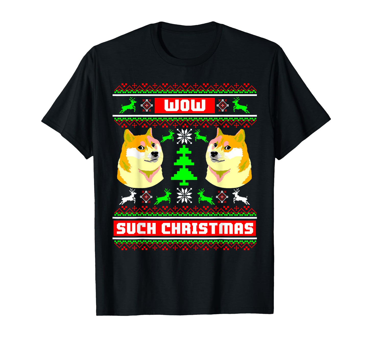 Doge Meme Funny Doge shirt Dog Ugly Christmas T-Shirt
