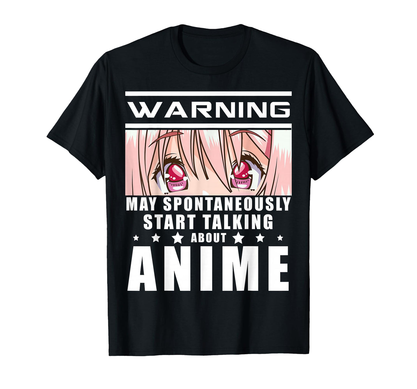 Warning May Spontaneously Start Talking About Anime Gift T-Shirt