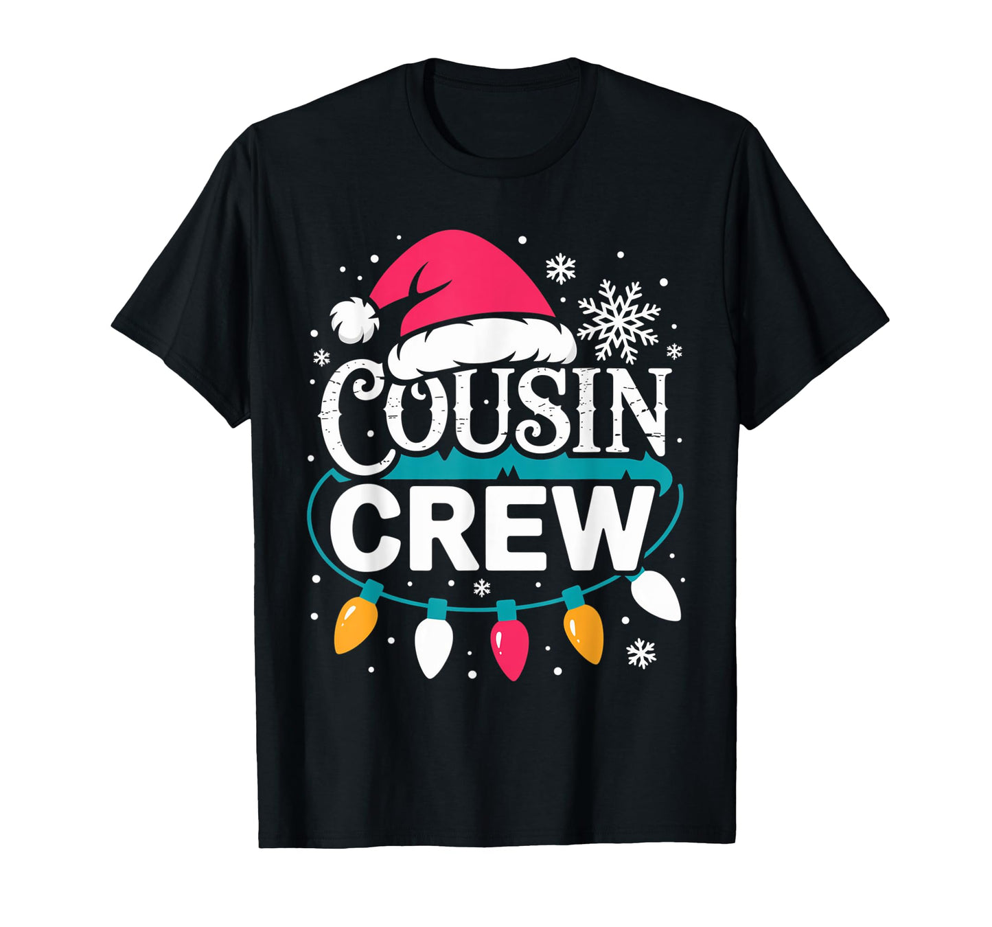 Christmas Cousin Crew Pajamas Kids Girls Toddler Matching T-Shirt