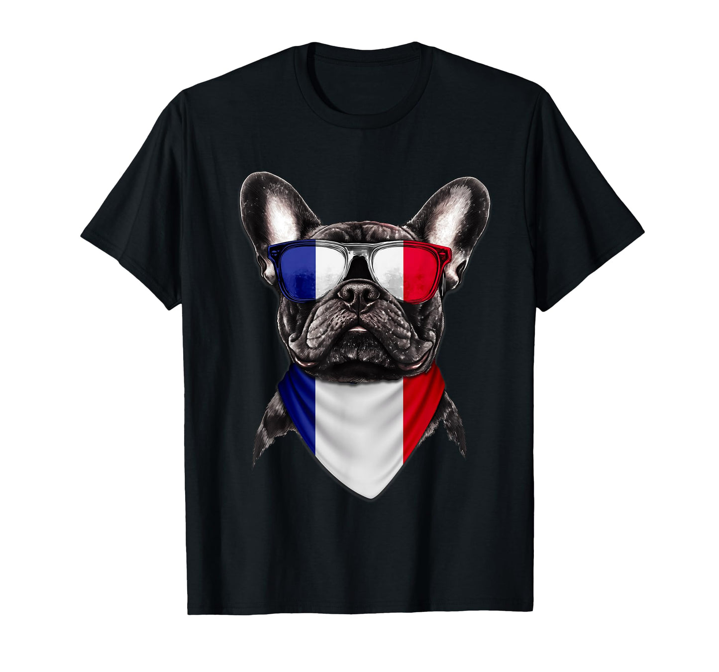 French Flag American French Bulldog Heritage France T-Shirt