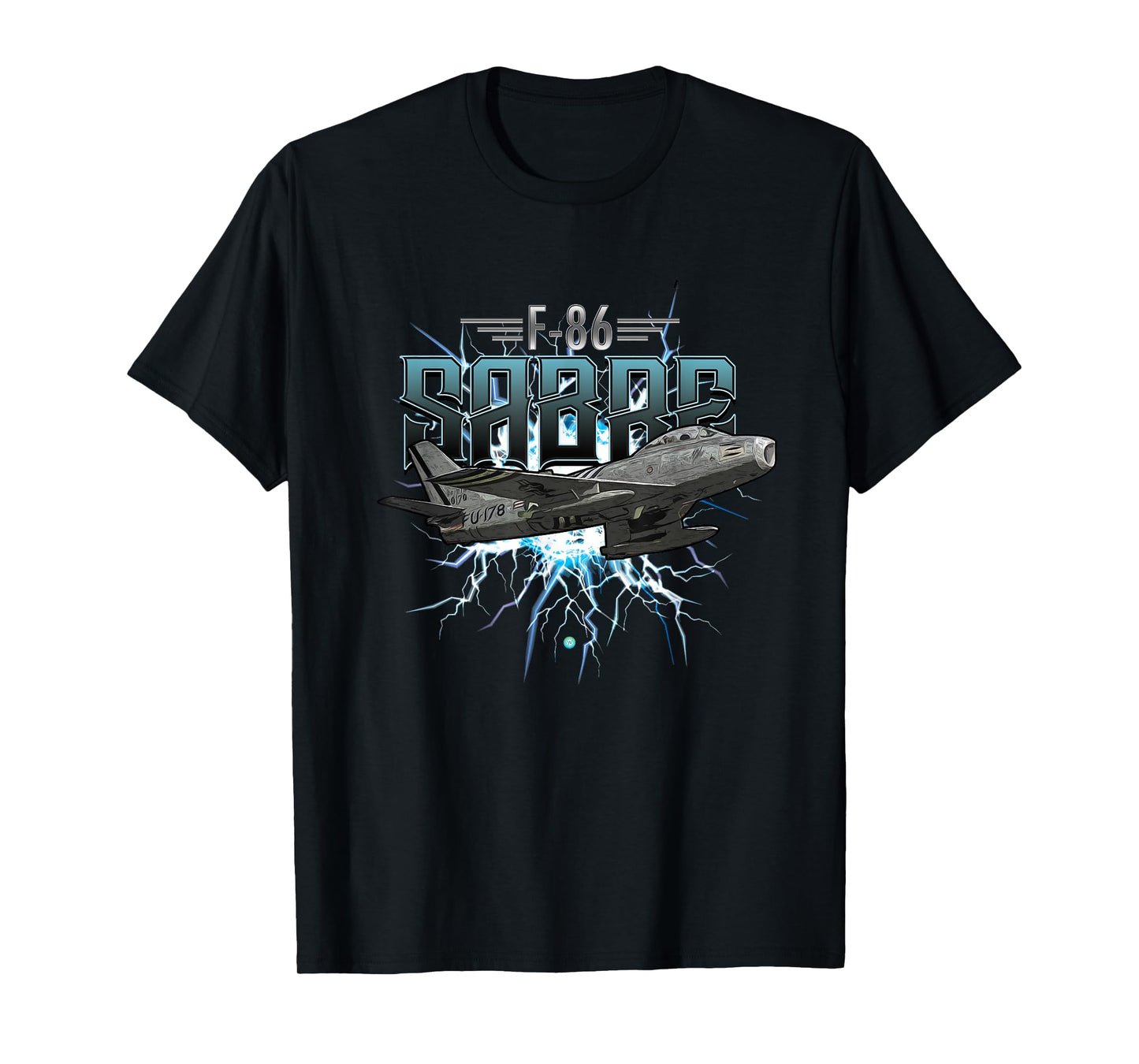 F-86 Sabre Jet Vintage Aircraft Veteran Pilot T-Shirt