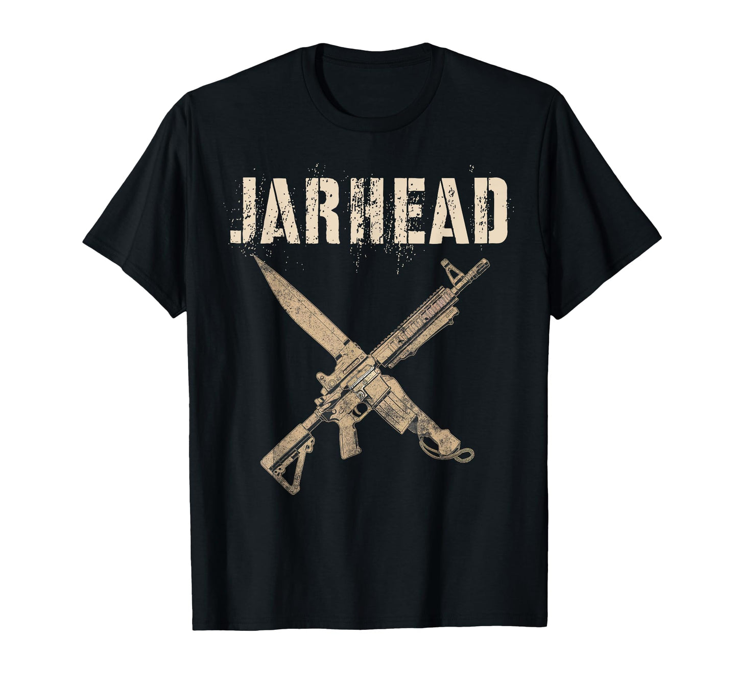 Sarcastic JARHEAD Grunt Crayon Eaters Proud Soldier Military T-Shirt