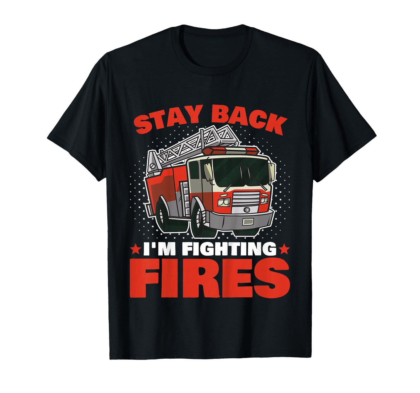 Kids Firefighter Shirt Fireman Shirt for Toddler Boys Firefighter T-Shirt