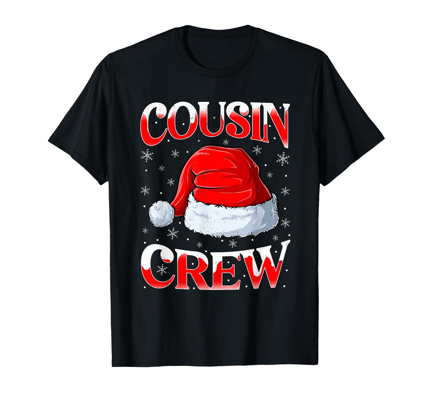 Cousin Crew Family Group Matching Christmas Xmas Pajamas PJ T-Shirt