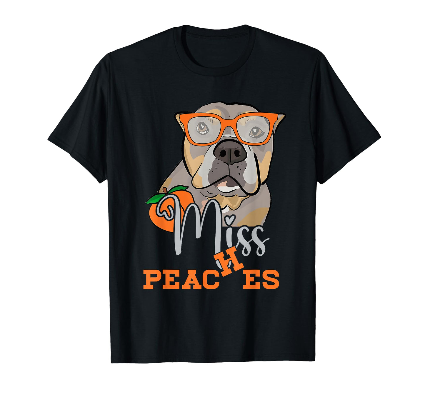 Miss a Peaches Pitbull Dog Animal Pet Lover Humor T-Shirt