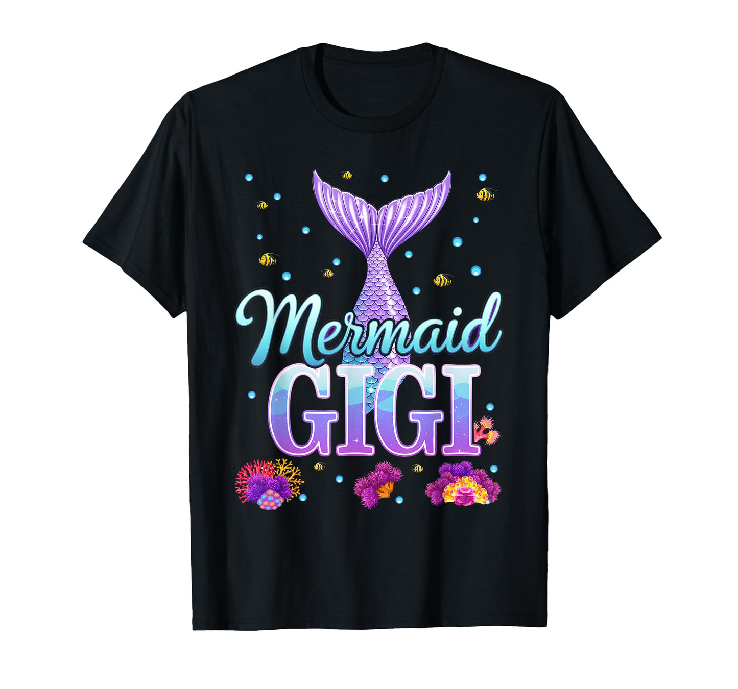 Mermaid Gigi Funny Birthday Party T-Shirt