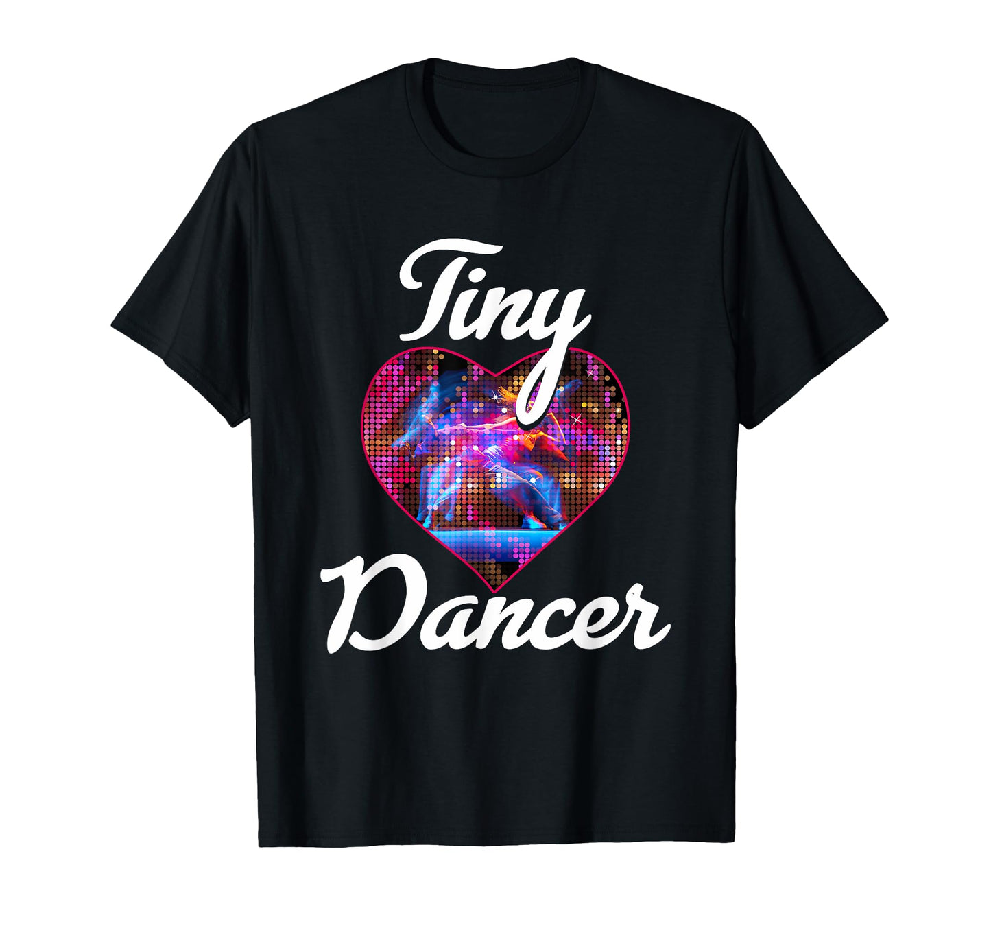 Tiny Dancer Ballerina Heart Colorful Dancing Couple T-Shirt