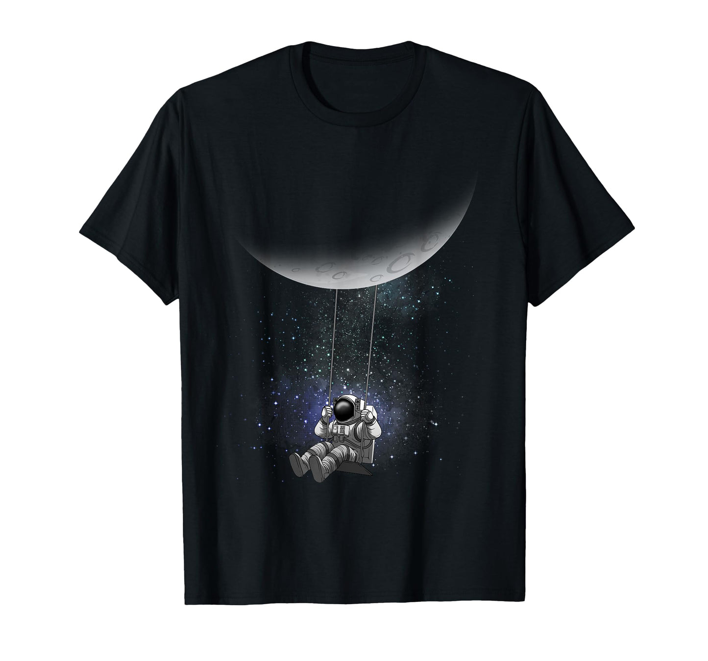 Space Themed For Men Women Outer Space Moon Galaxy Astronaut T-Shirt
