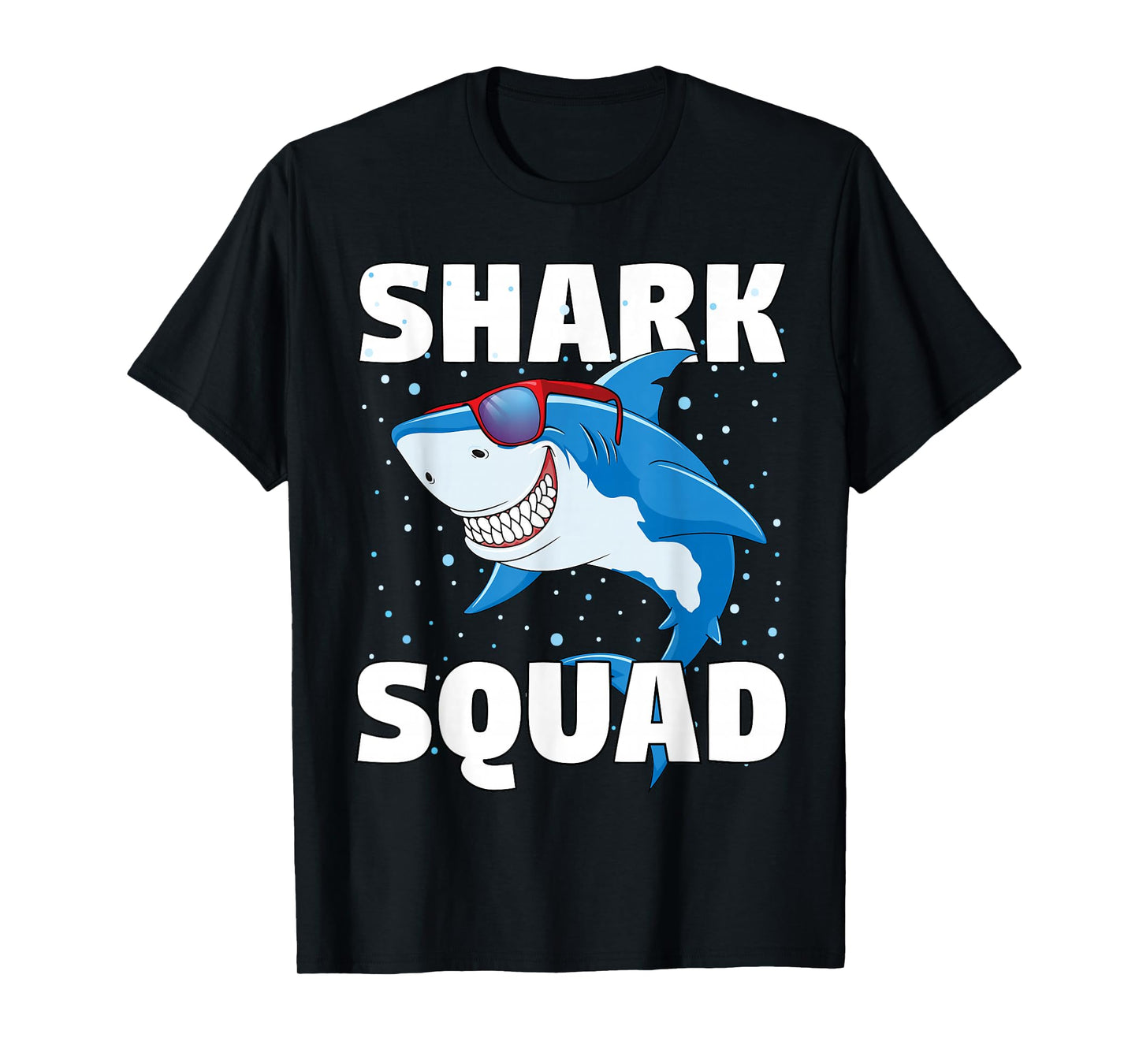 Shark Squad Shirt Boys Girls Shark Birthday Party T-Shirt