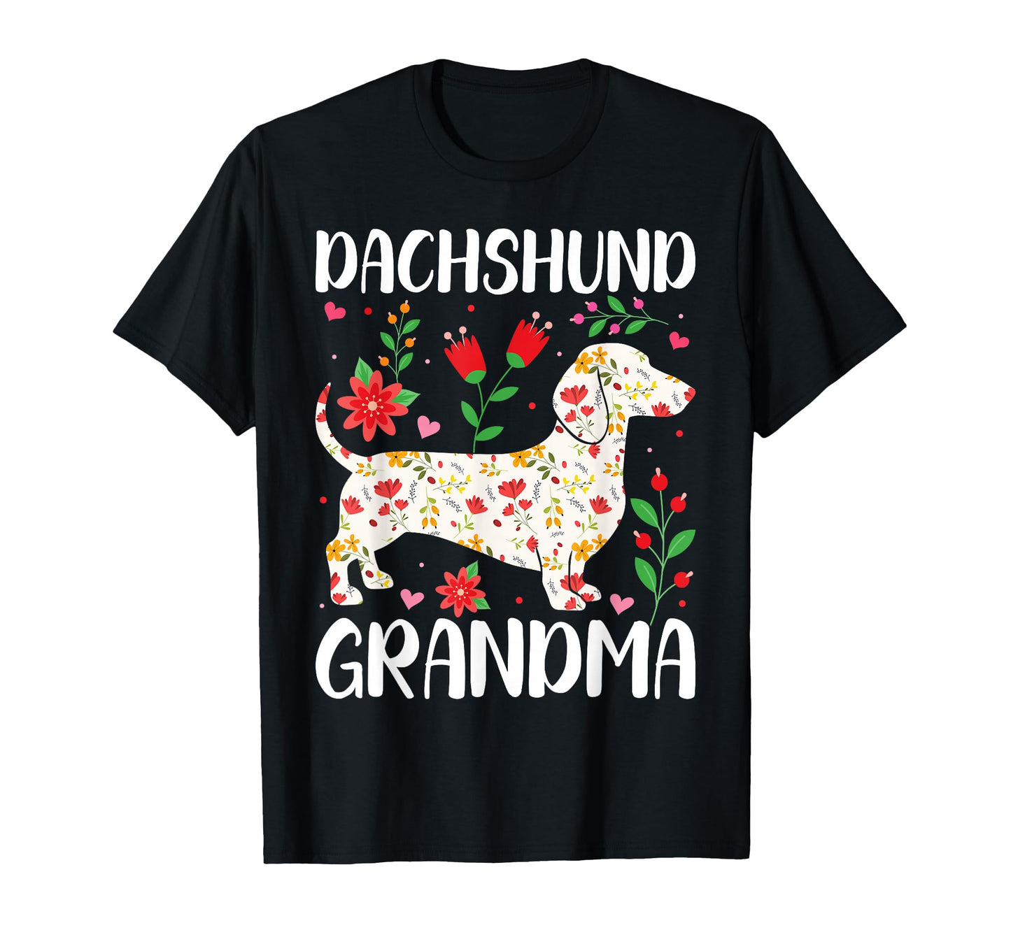 Dachshund Grandma Funny Dog Lover's Novelty Men T-Shirt