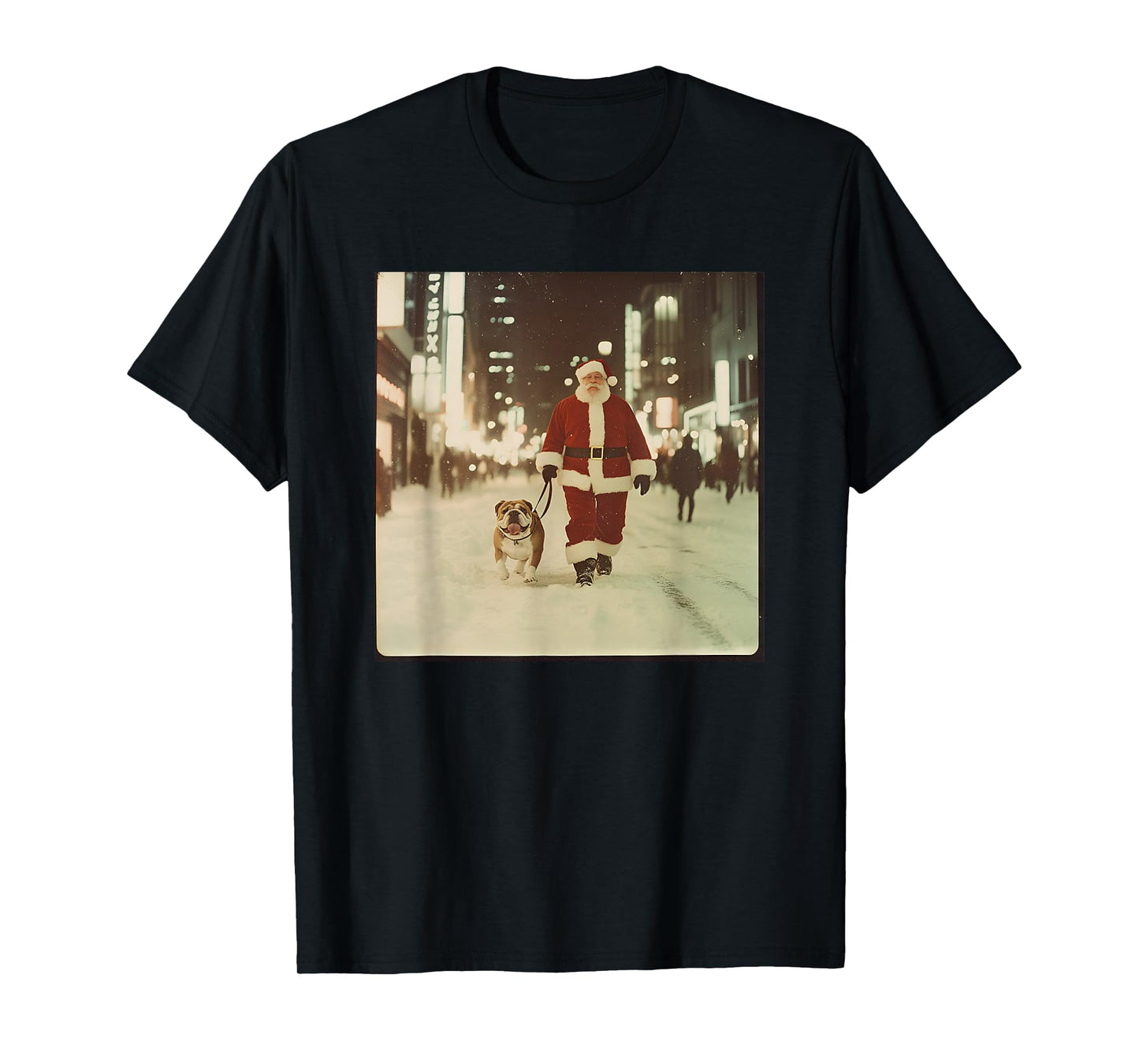 English Bulldog Christmas T-Shirt