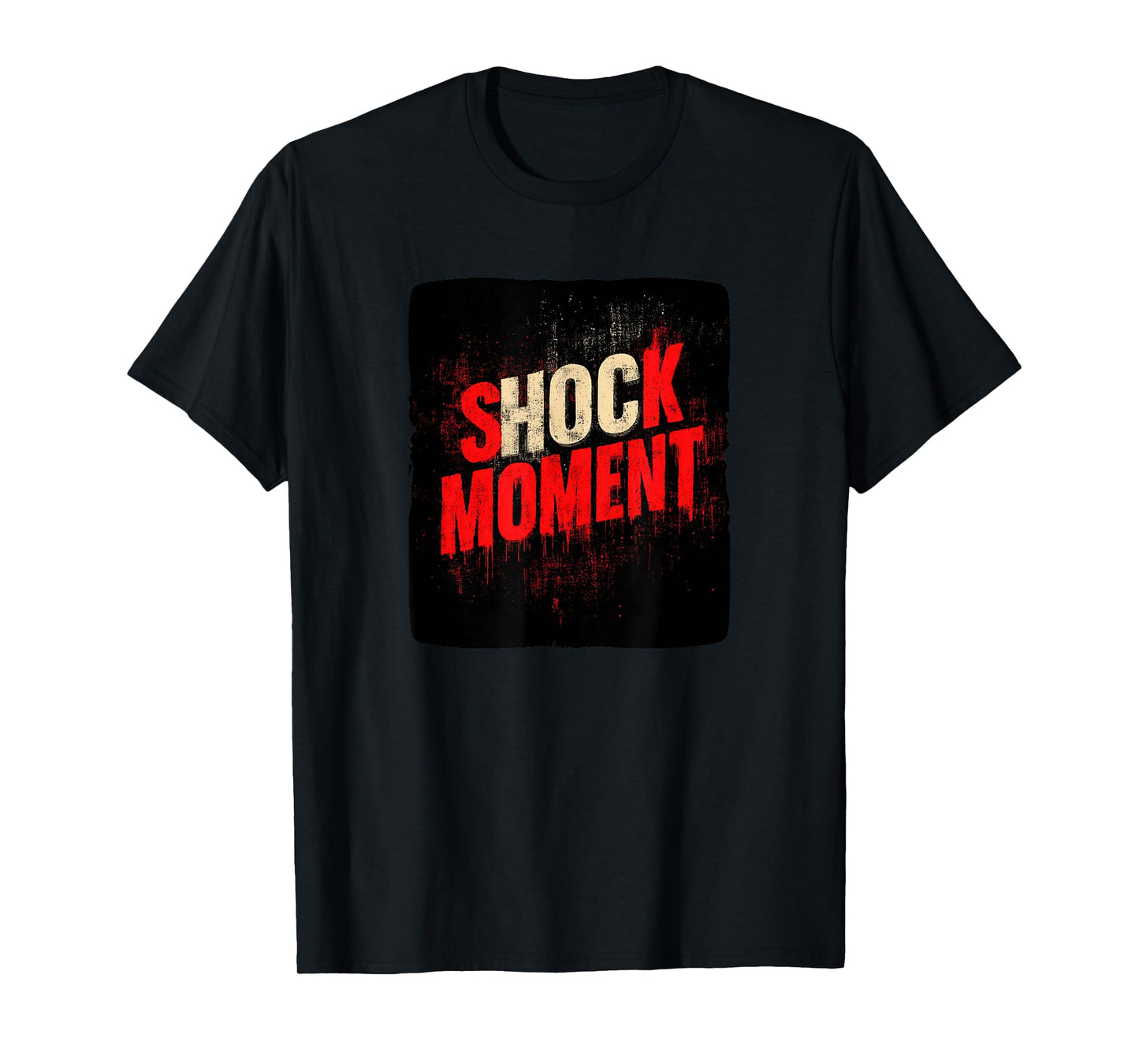 Vibrant Colors and Shock Moment Statement T-Shirt