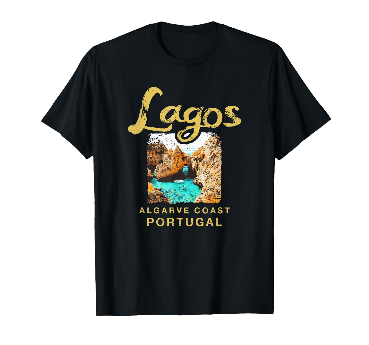 Lagos Portugal Algarve Coast Portuguese Vintage T-Shirt