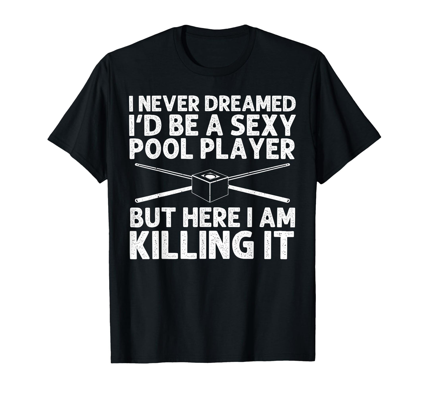 Funny Billiards Art for Men Women Billiard Lover Pool Player T-Shirt