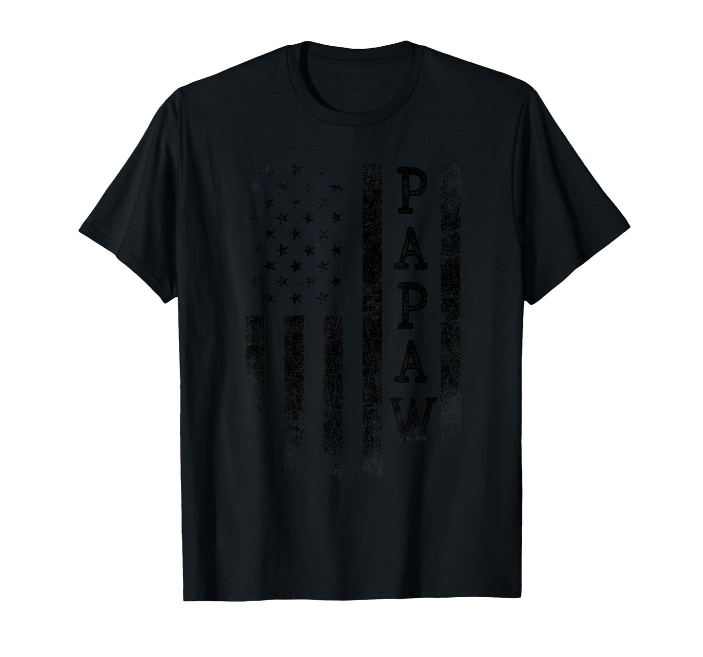 Papaw Patriotic American USA Flag Father's Day Papaw T-Shirt