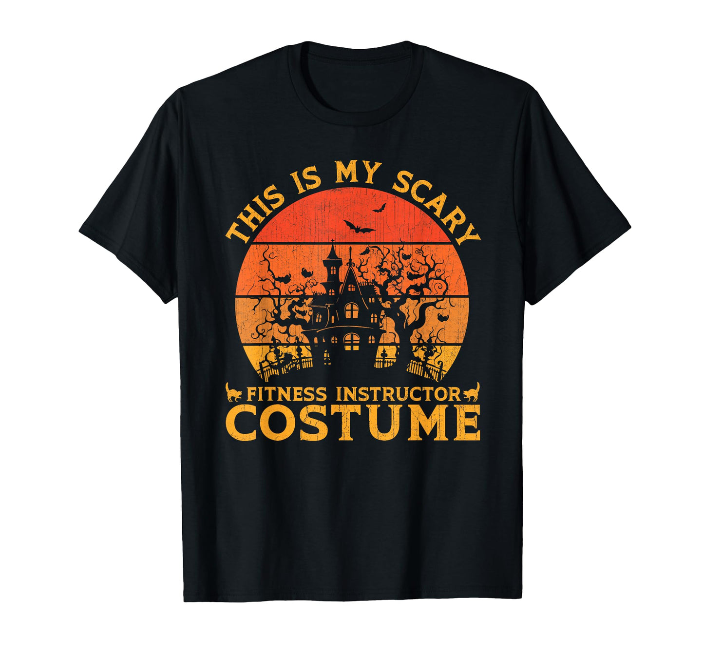 Fitness Instructor Group Matching This is My Scary Halloween T-Shirt