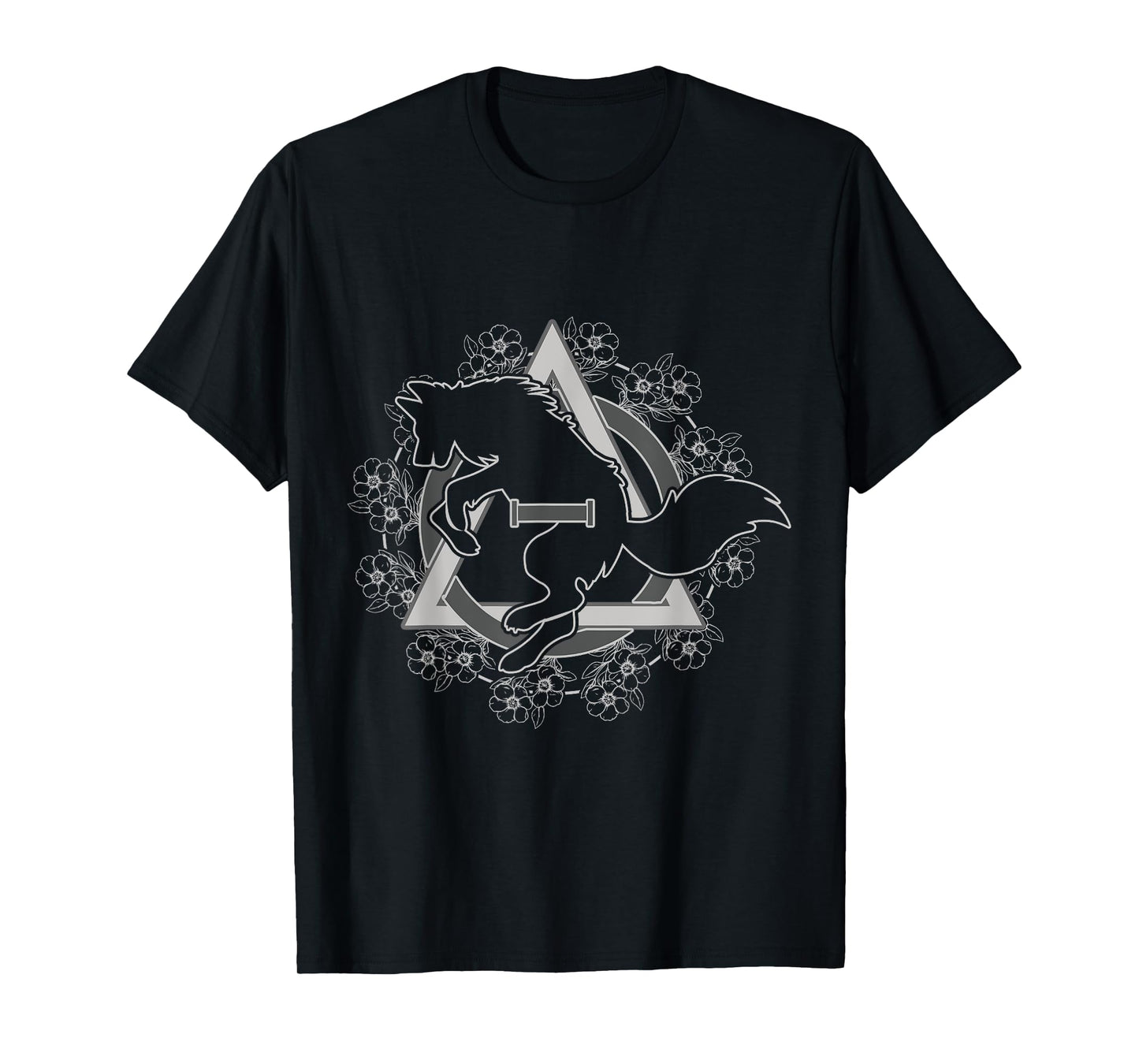 Therian Theta Delta Wolf Hound Fox Dog Otherkin Furry T-Shirt