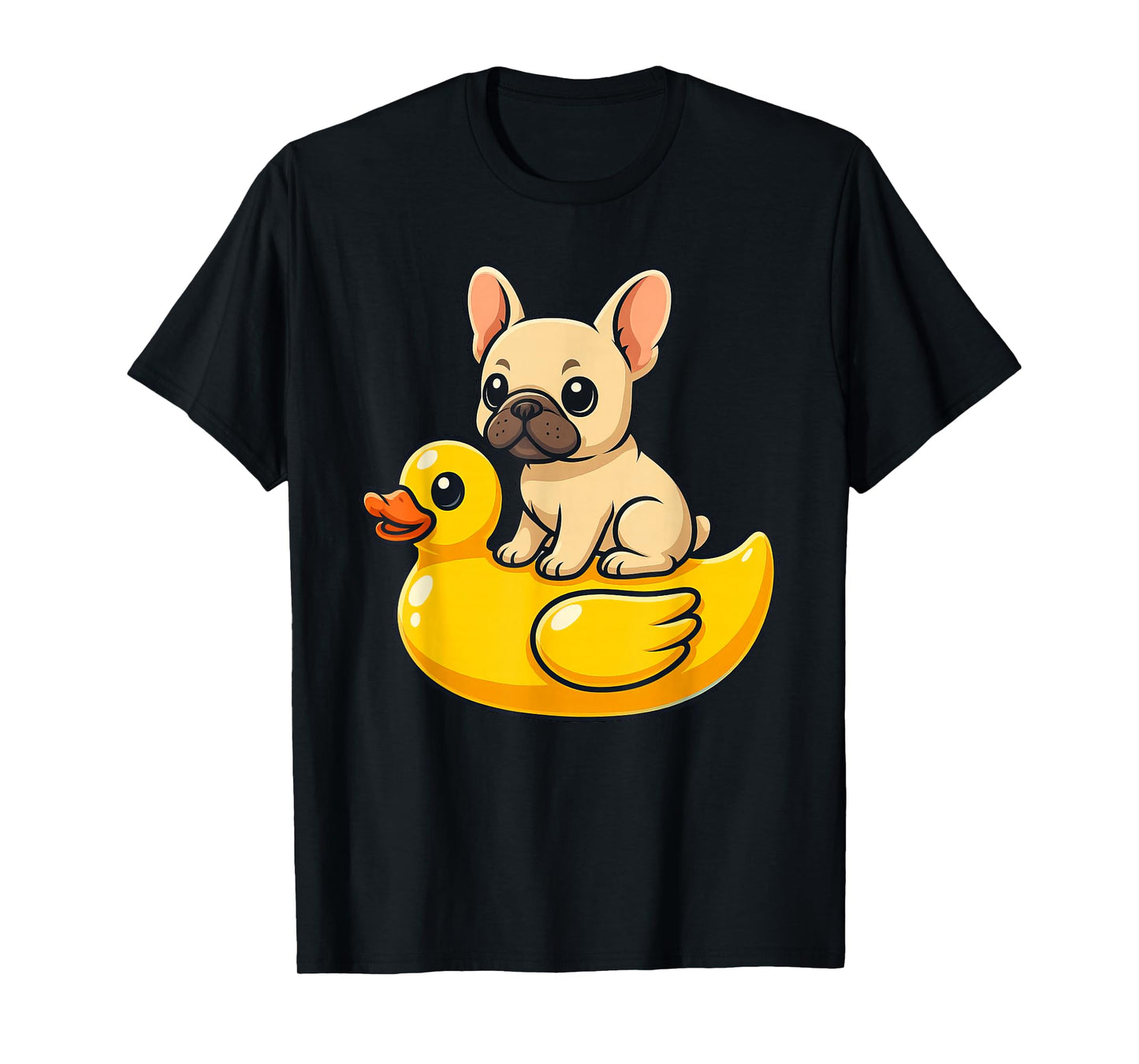 Cute French Bulldog Dog Rubber Duck T-Shirt