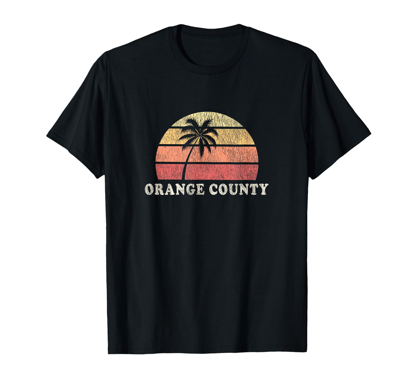 Orange County CA Vintage 70s Retro Throwback Design T-Shirt
