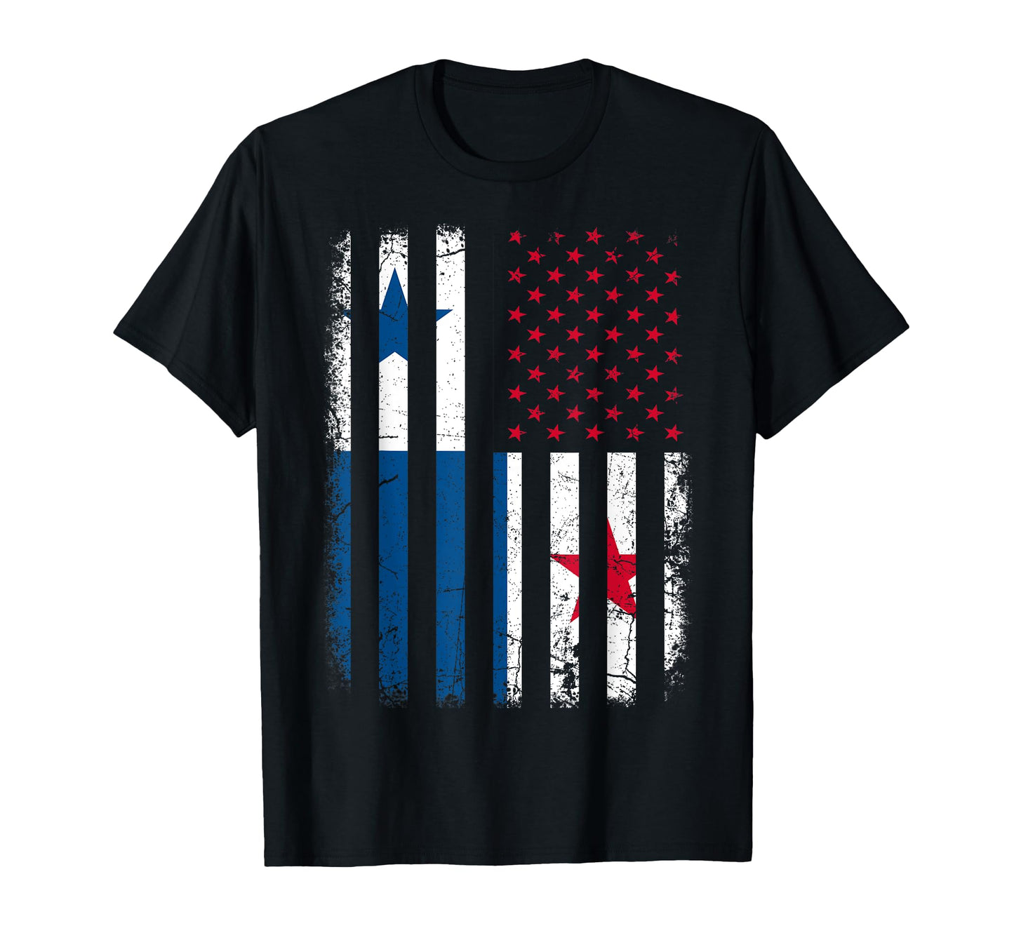 Panamanian American Flag Panamanian Roots Panama America T-Shirt