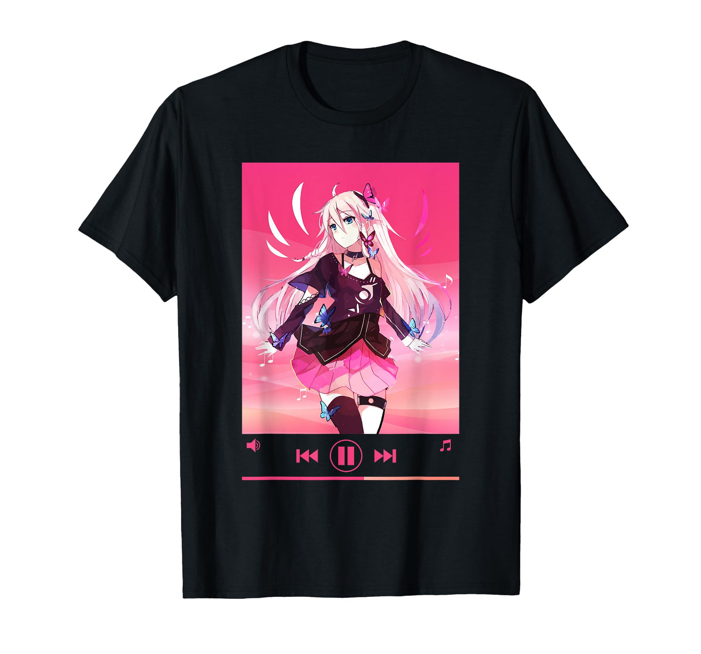 Anime Merch Anime Girl Cosplay Aesthetic Vaporwave Manga T-Shirt