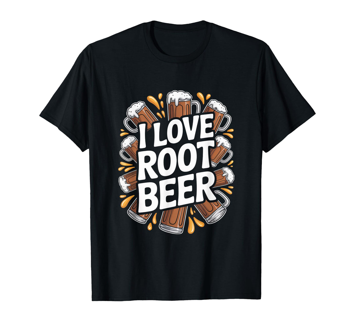 I Love Root Beer Mug Celebration T-Shirt