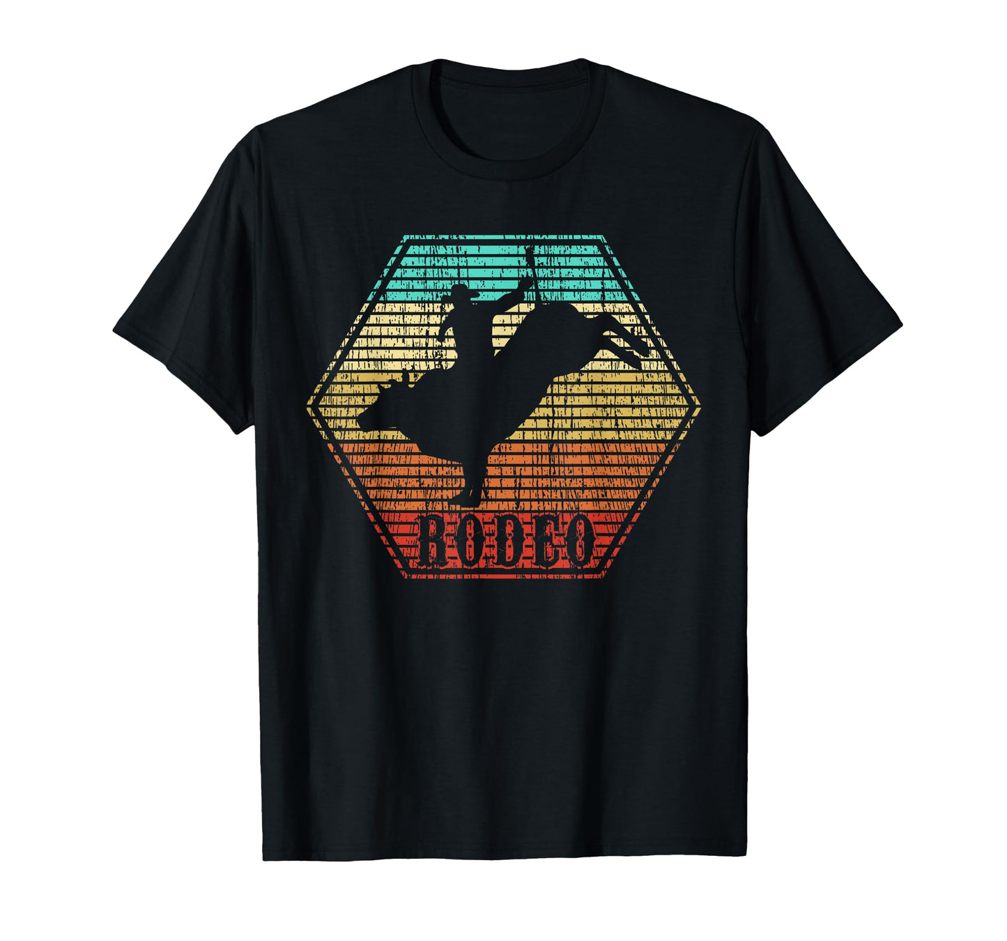 Rodeo Bull Riding Vintage Cowboy T-Shirt