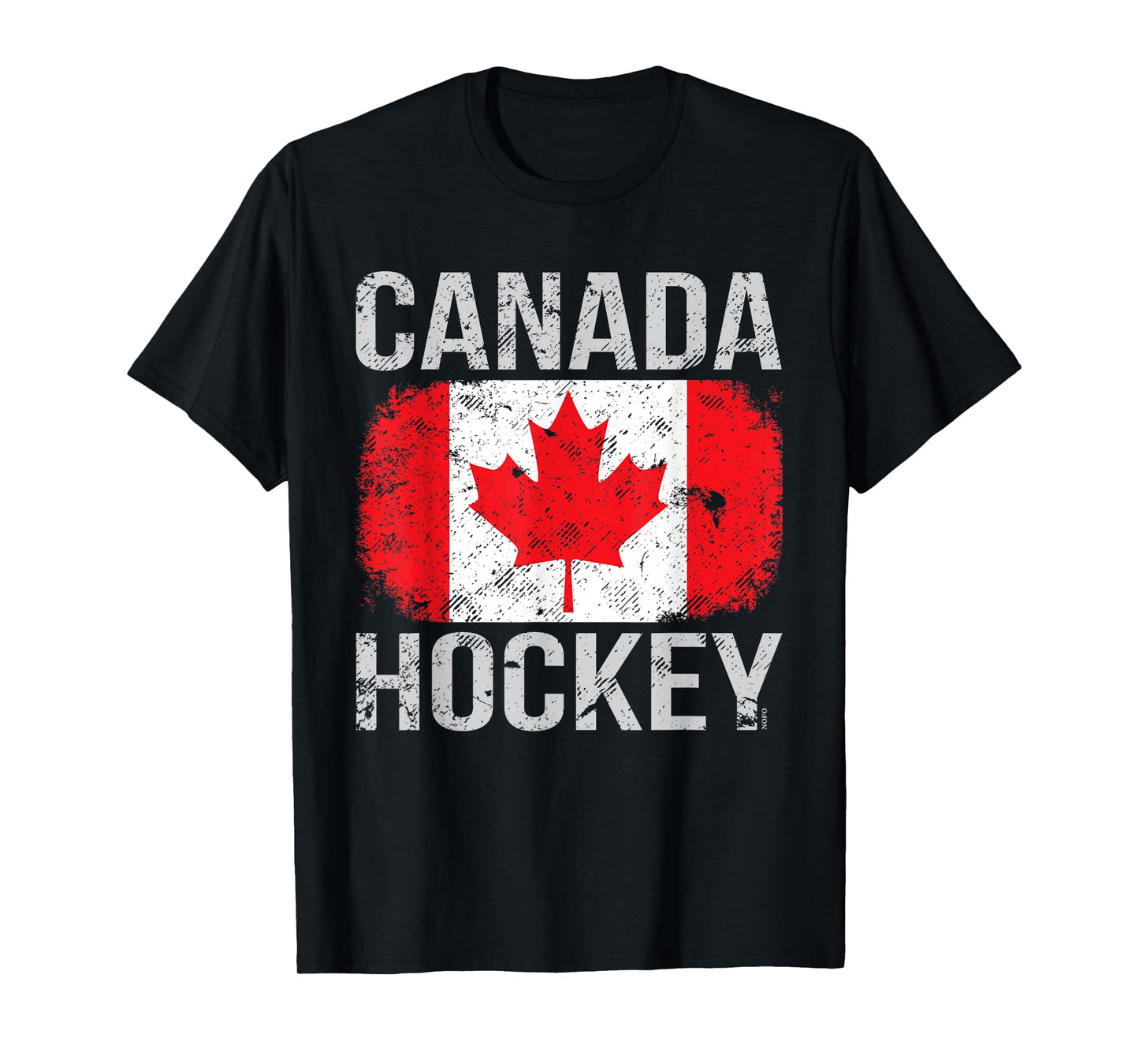Canada Hockey, Canadian Flag T-Shirt T-Shirt